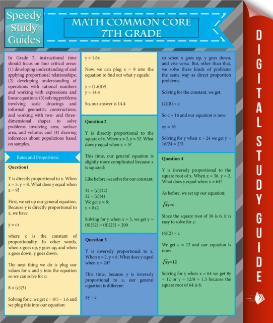 Math Common Core 7Th Grade (Speedy Study Guides), PDF eBook
