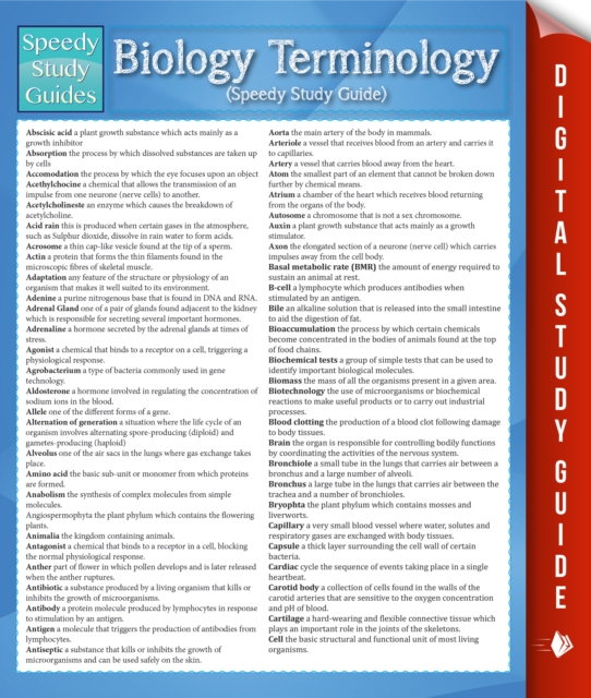 Biology Terminology (Speedy Study Guide), EPUB eBook