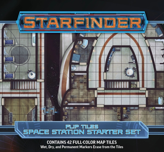 Starfinder Flip-Tiles: Space Station Starter Set, Game Book