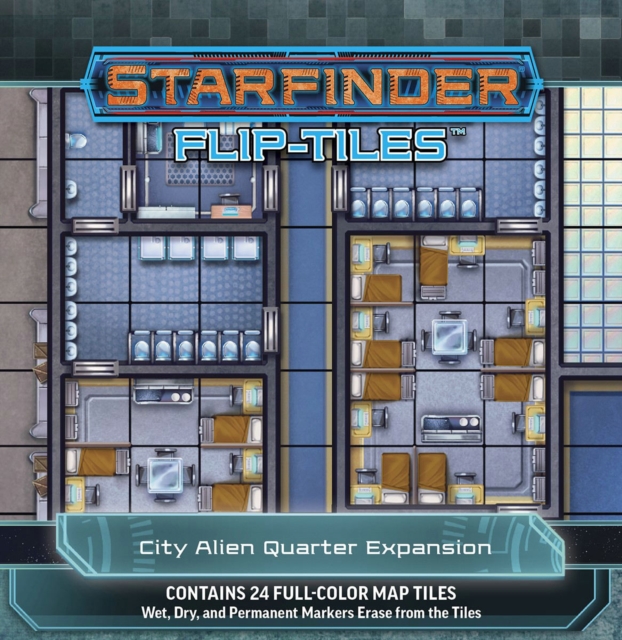 Starfinder Flip-Tiles: City Alien Quarter Expansion, Game Book