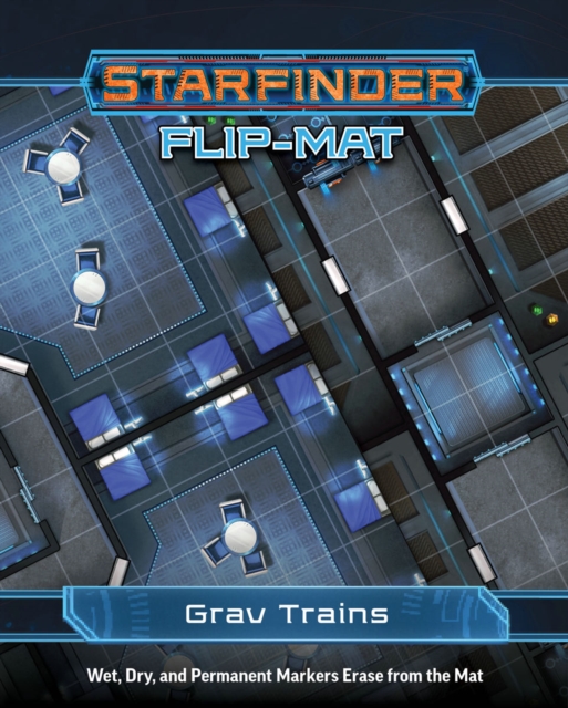 Starfinder Flip-Mat: Grav Trains, Paperback / softback Book
