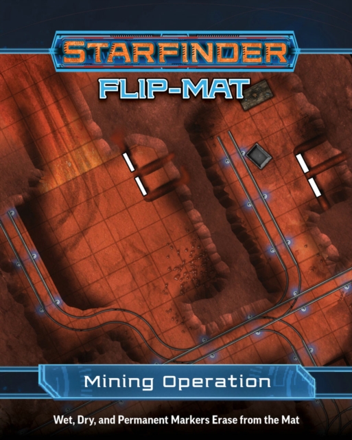 Starfinder Flip-Mat: Mining Operation, Paperback / softback Book