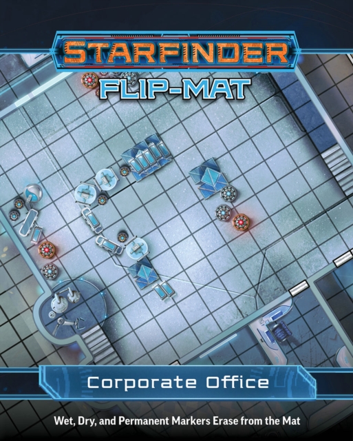 Starfinder Flip-Mat: Corporate Office, Book Book