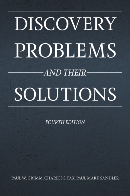 Discovery Problems and Their Solutions, Fourth Edition, EPUB eBook