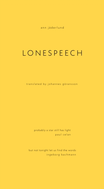 Lonespeech, EPUB eBook