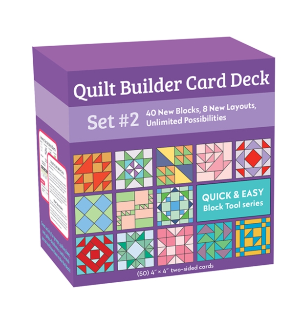 Quilt Builder Card Deck Set #2 : 40 New Blocks, 8 New Layouts, Unlimited Possibilities, General merchandise Book