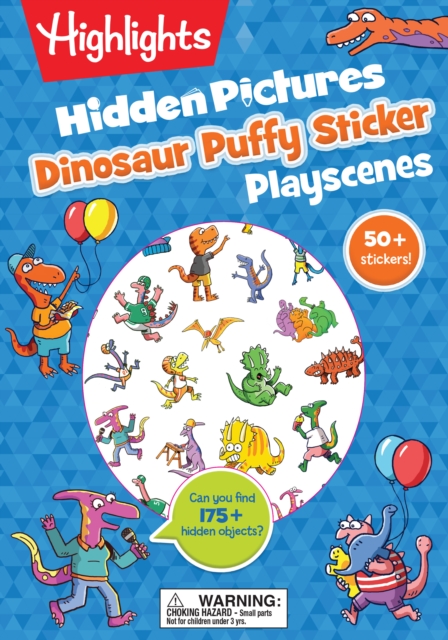 Dinosaur Puffy Sticker Playscenes, Paperback / softback Book