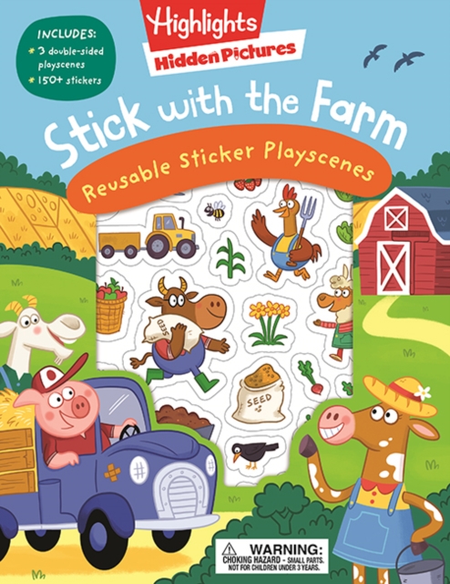 Stick with the Farm Hidden Pictures Reusable Sticker Playscenes, Paperback / softback Book