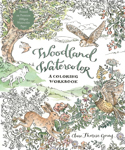 Woodland Watercolor : A Coloring Workbook, Paperback / softback Book