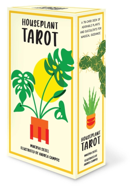 Houseplant Tarot : A 78-Card Deck of Adorable Plants and Succulents for Magical Guidance, Cards Book