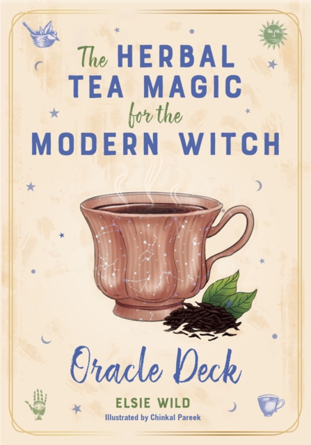 The Herbal Tea Magic For The Modern Witch Oracle Deck : A 40-Card Deck and Guidebook for Creating Tea Readings, Herbal Spells, and Magical Rituals, Other merchandise Book