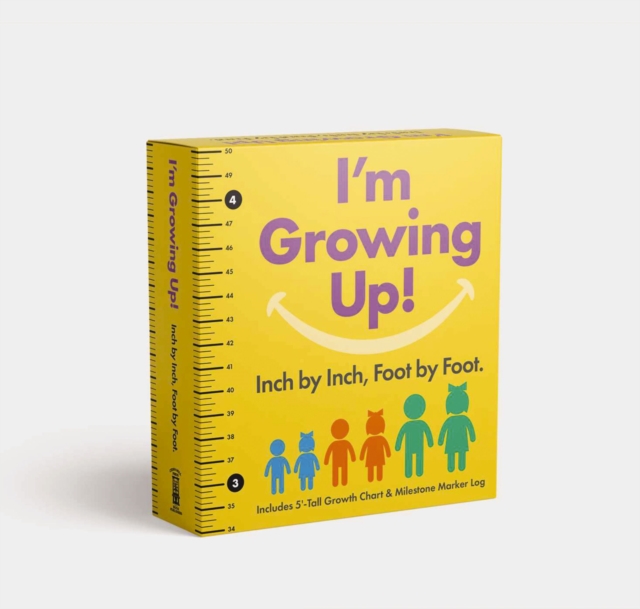 I'm Growing Up: Foot by Foot, Inch by Inch : A Wall-Hanging Guided Journal to Chart and Record Your Kids' Growth!, Mixed media product Book