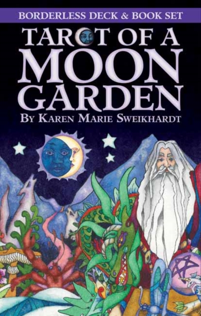 Borderless Tarot Of A Moon Garden Deck Book Set, Kit Book