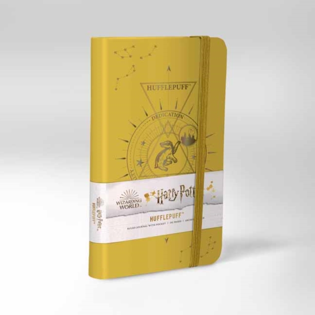 Harry Potter: Hufflepuff Constellation Ruled Pocket Journal, Hardback Book