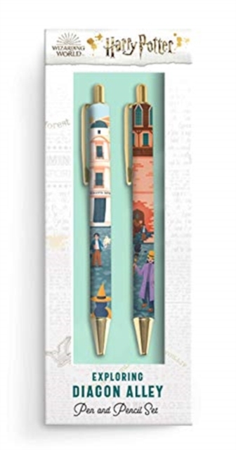 Harry Potter: Exploring Diagon Alley Pen and Pencil Set : Set of 2, Other printed item Book
