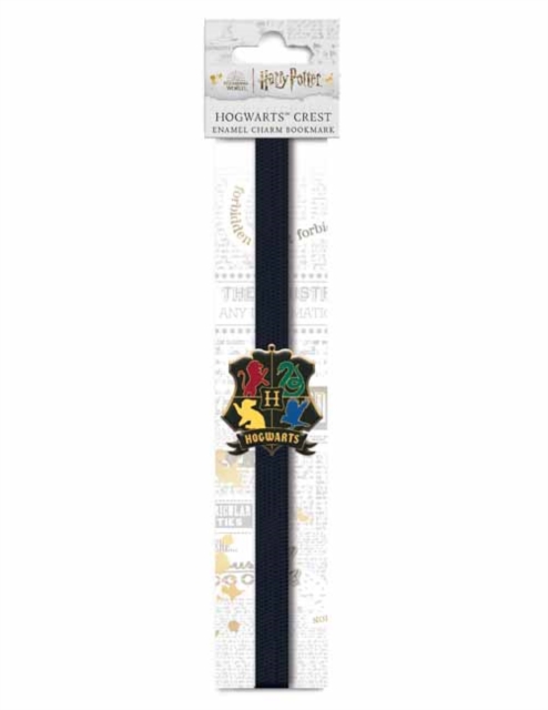 Harry Potter: Hogwarts Crest Enamel Charm Bookmark, Other printed item Book