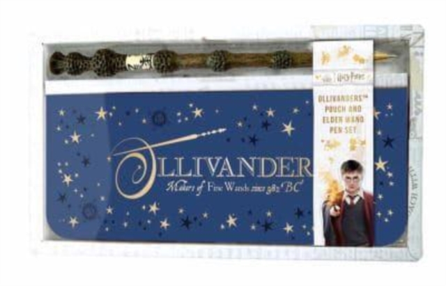 Harry Potter: Ollivanders Accessory Pouch and Elder Wand Pen Set, Miscellaneous print Book