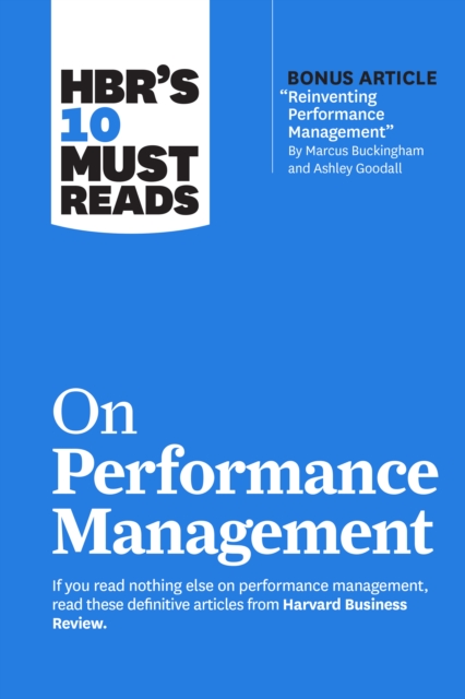 HBR's 10 Must Reads on Performance Management, Paperback / softback Book