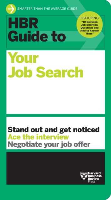 HBR Guide to Your Job Search, Hardback Book