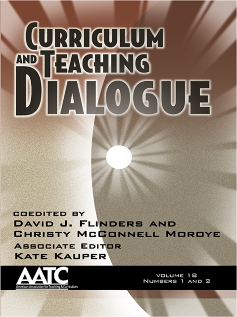 Curriculum and Teaching Dialogue, EPUB eBook