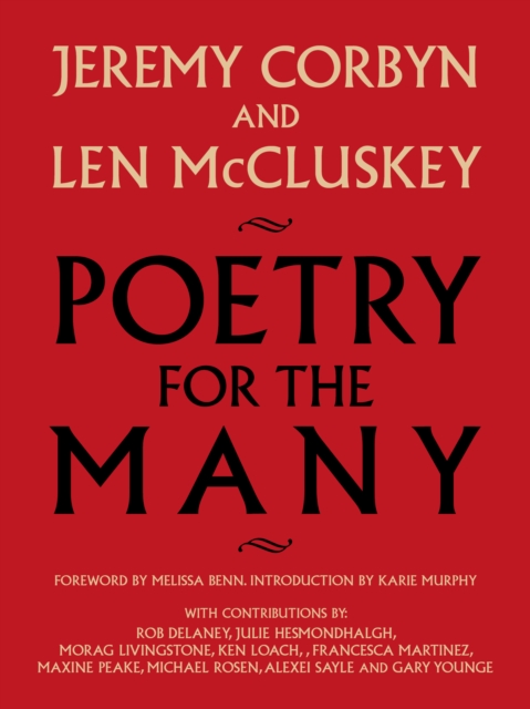 Poetry for the Many : An Anthology, Hardback Book