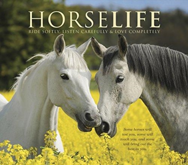 Horselife : Ride Softly, Listen Carefully & Love Completely, Hardback Book