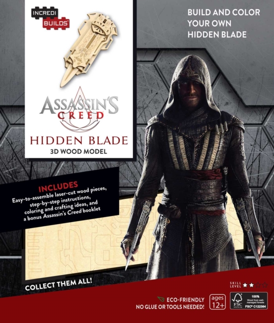 IncrediBuilds: Assassin's Creed 3D Wood Model, Kit Book