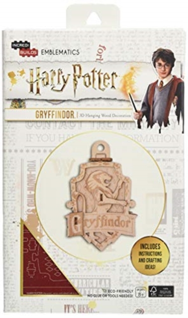 IncrediBuilds Emblematics: Harry Potter: Gryffindor, Kit Book