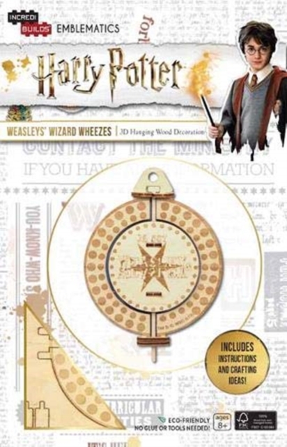 IncrediBuilds Emblematics: Harry Potter: Weasleys' Wizard Wheezes, Kit Book