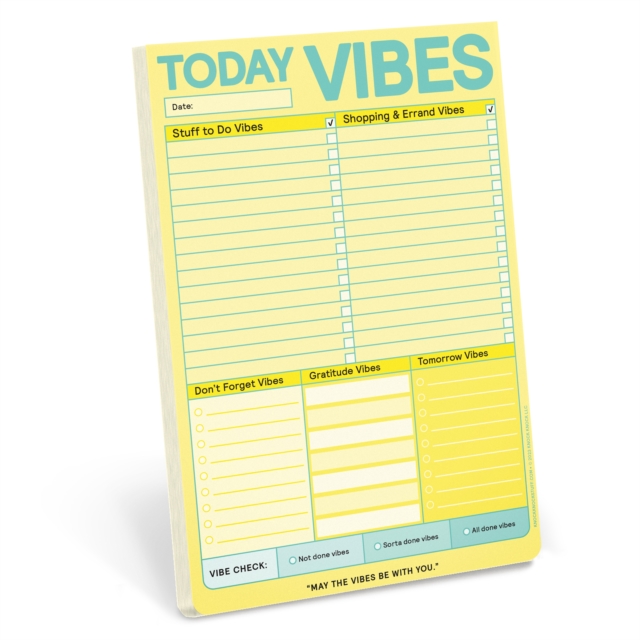 Knock Knock Today Vibes : Classic Pad, Other printed item Book