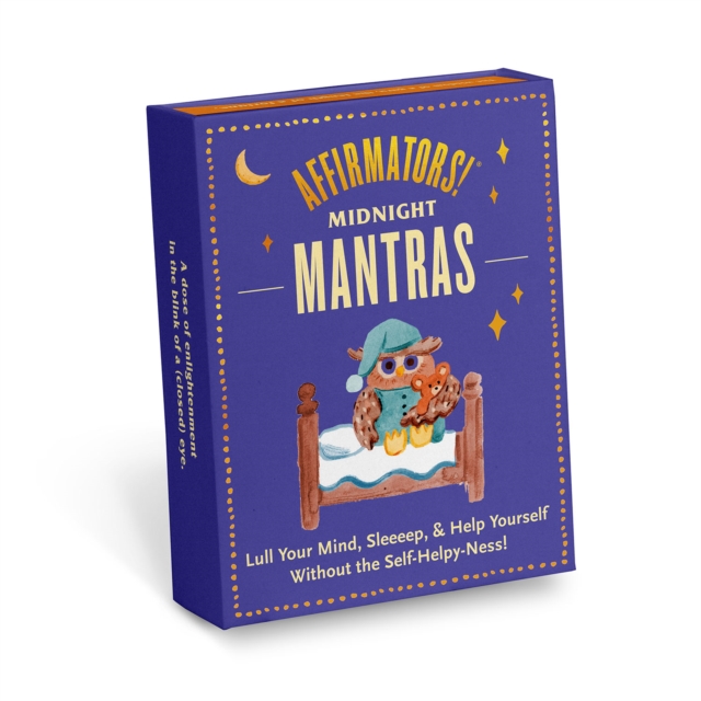 Knock Knock Affirmators!® Mantras Midnight Affirmation Cards Deck, Cards Book