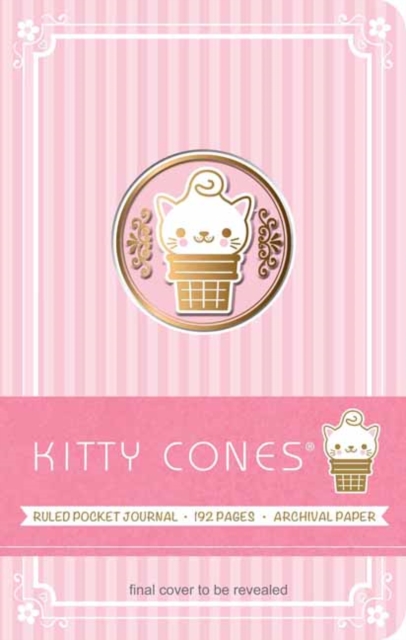 Kitty Cones Ruled Pocket Journal, Notebook / blank book Book