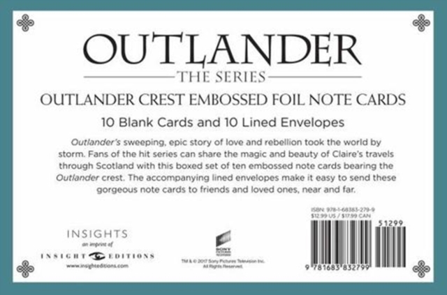 Outlander Crest: Foil Note Cards : Set of 10, Kit Book