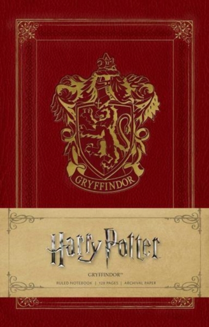 Harry Potter: Gryffindor Ruled Notebook, Notebook / blank book Book