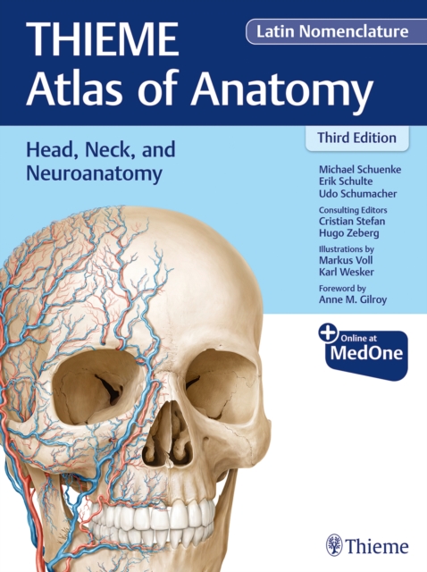 Head, Neck, and Neuroanatomy (THIEME Atlas of Anatomy), Latin Nomenclature, Hardback Book