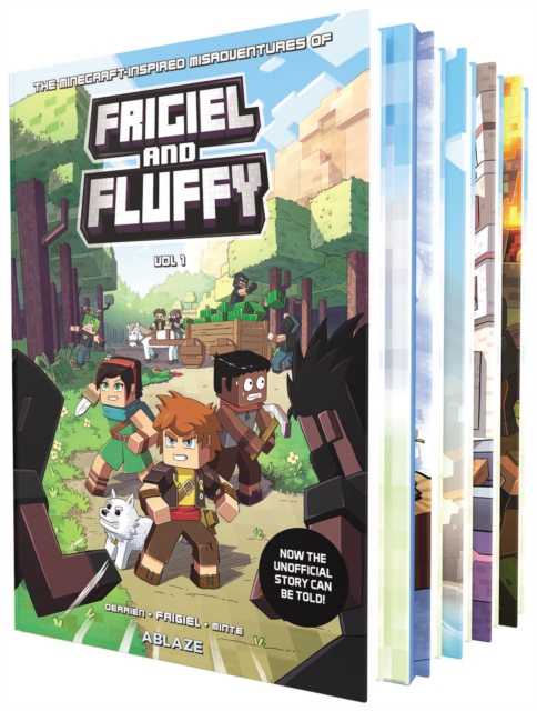 The Minecraft-Inspired Misadventures of Frigiel & Fluffy Vol 1-5 Box Set, Hardback Book