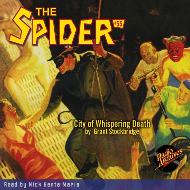 The Spider #55 City of Whispering Death, eAudiobook MP3 eaudioBook