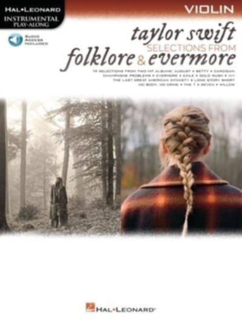 Taylor Swift - Selections from Folklore & Evermore : Violin Play-Along Book with Online Audio, Book Book