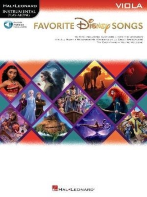 Favorite Disney Songs : Instrumental Play-Along - Viola, Book Book