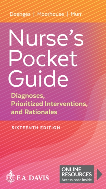 Nurse's Pocket Guide : Diagnoses, Prioritized Interventions, and Rationales, Paperback / softback Book
