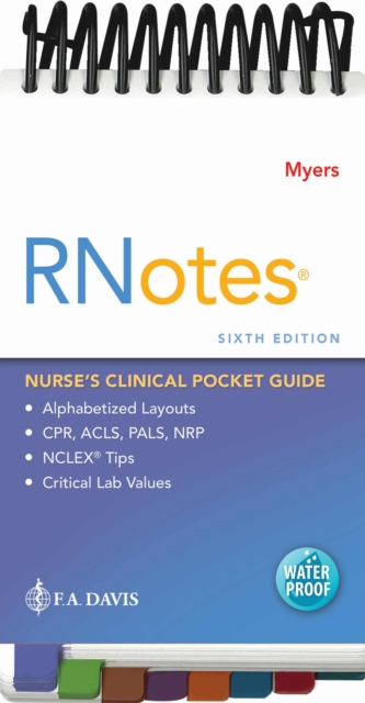 RNotes® : Nurse's Clinical Pocket Guide, Spiral bound Book