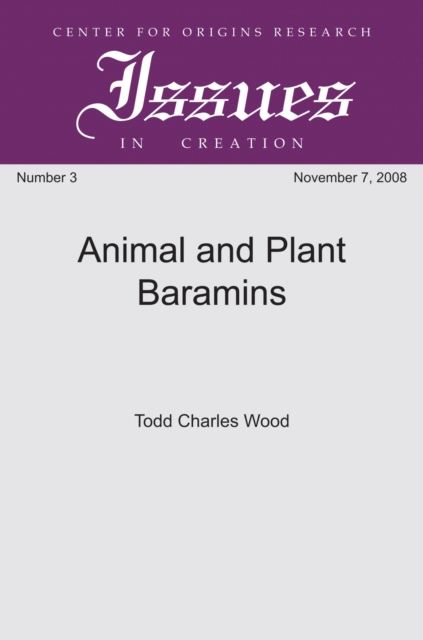 Animal and Plant Baramins, PDF eBook
