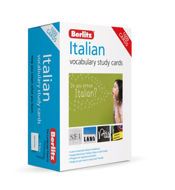 Berlitz Italian Study Cards (Language Flash Cards), Cards Book