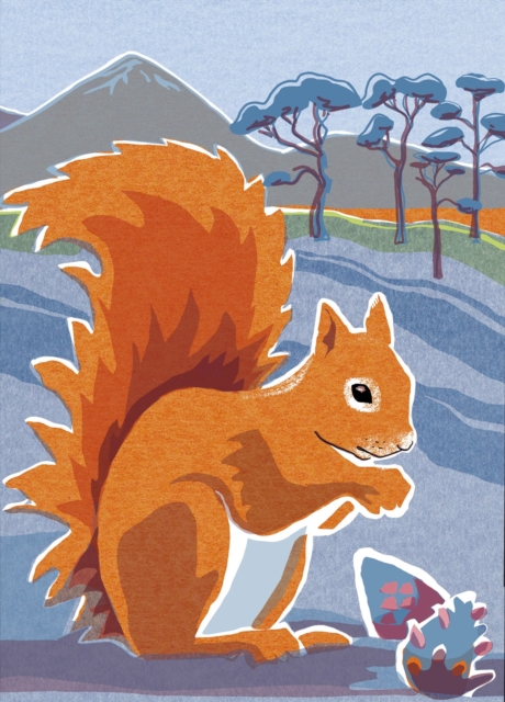 Nature Notebook: Red Squirrel, Notebook / blank book Book