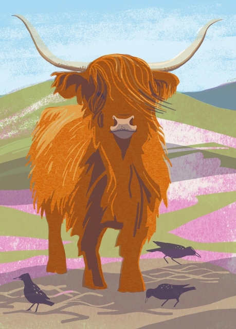 Nature Notebook: Highland Cow, Notebook / blank book Book