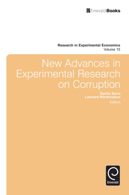 New Advances in Experimental Research on Corruption, EPUB eBook