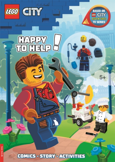 LEGO® City: Happy to Help! Activity Book (with Harl Hubbs minifigure), Paperback / softback Book