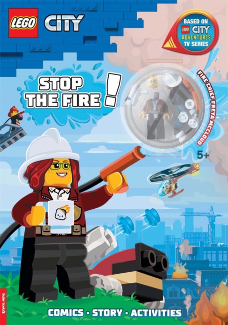 LEGO® City: Stop the Fire! Activity Book (with Freya McCloud minifigure and firefighting robot), Paperback / softback Book