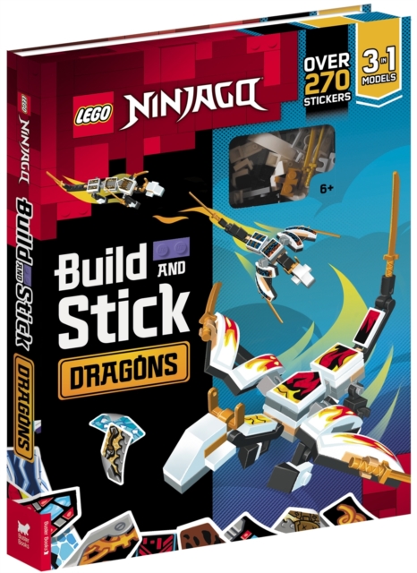 LEGO® NINJAGO® Build and Stick: Dragons, Hardback Book