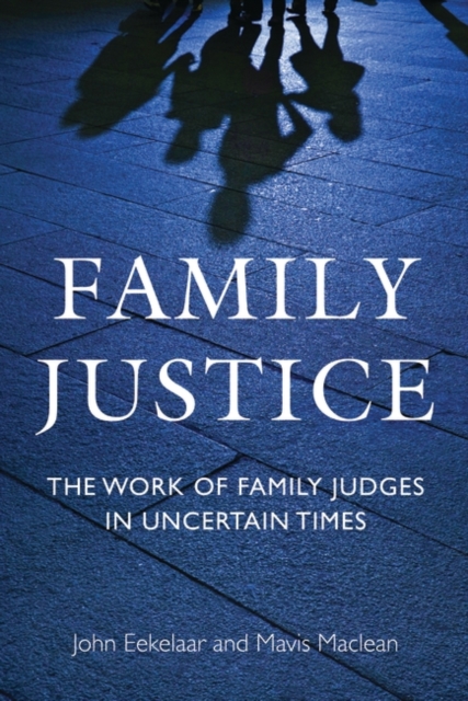Family Justice : The Work of Family Judges in Uncertain Times, PDF eBook